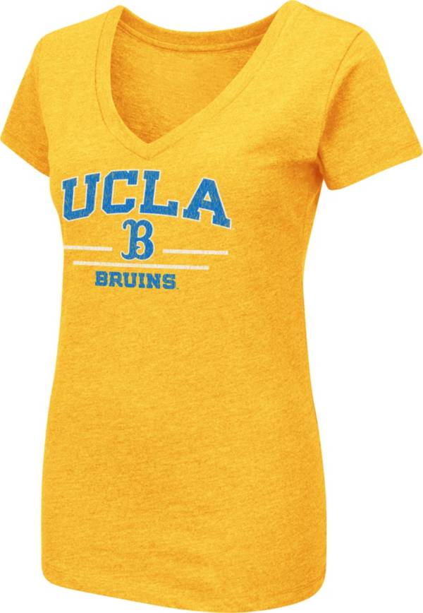 Colosseum Women's UCLA Bruins Gold Dual Blend V-Neck T-Shirt