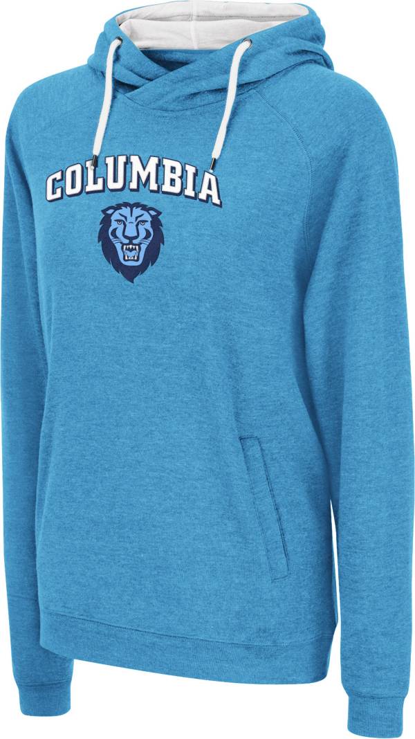Colosseum Women's Columbia Bluejays Columbia Blue Funnel Pullover Hoodie