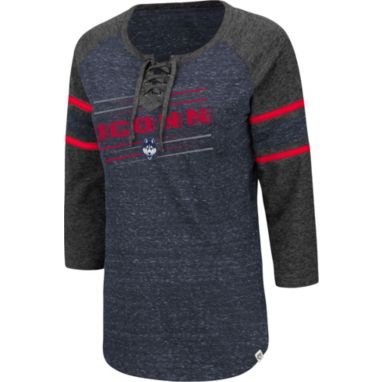 sorry, Colosseum Women's UConn Huskies Blue Pasadena ¾ Sleeve T-Shirt is currently out of stock