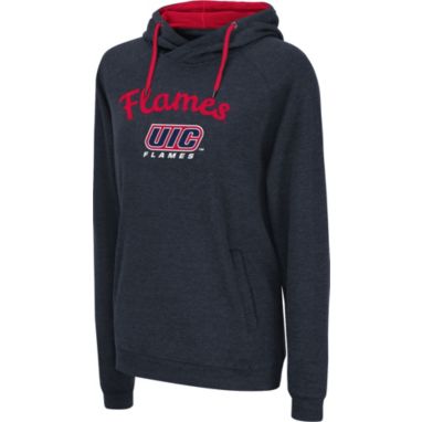 sorry, Colosseum Women's UIC Flames Navy Pullover Hoodie is currently out of stock