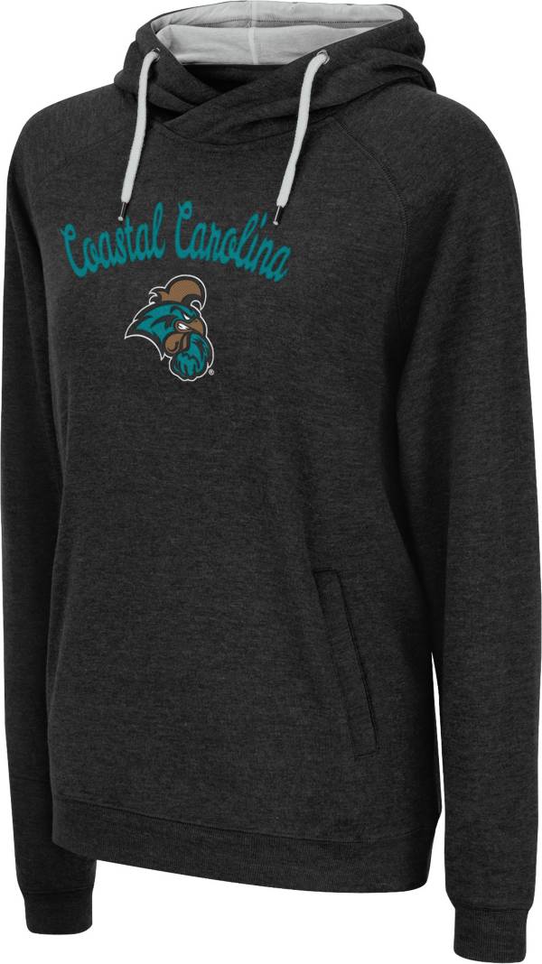 Colosseum Women's Coastal Carolina Chanticleers Black Pullover Hoodie