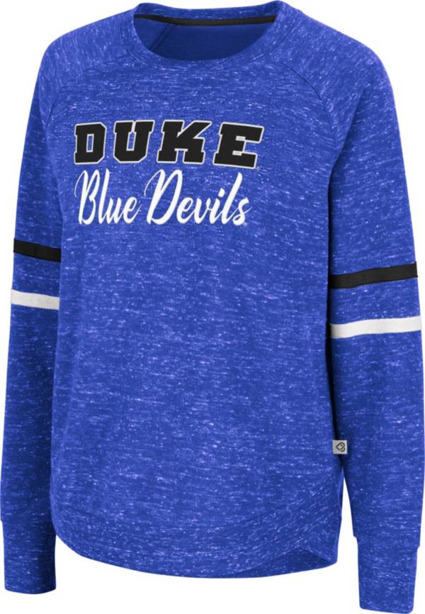 Colosseum Women's Duke Blue Devils Duke Blue Beach Break Pullover Sweatshirt