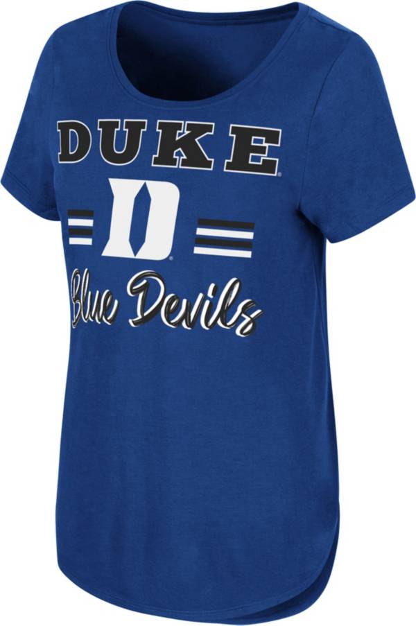 Colosseum Women's Duke Blue Devils Duke Blue Shaka Scoop-Neck T-Shirt product image
