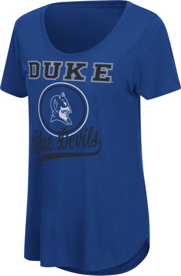 Colosseum Women's Duke Blue Devils Duke Blue Scoop-Neck T-Shirt