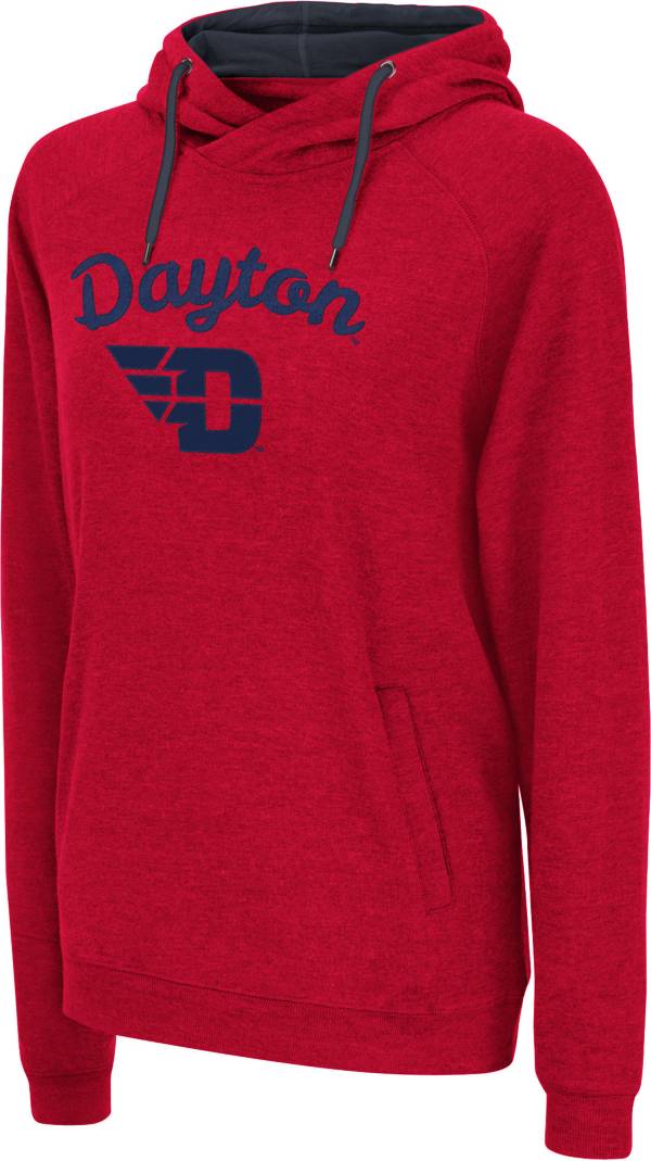 Colosseum Women's Dayton Flyers Red Pullover Hoodie