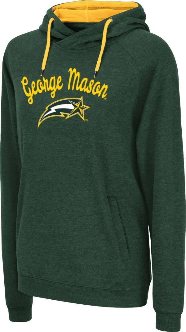 Colosseum Women's George Mason Patriots Green Pullover Hoodie