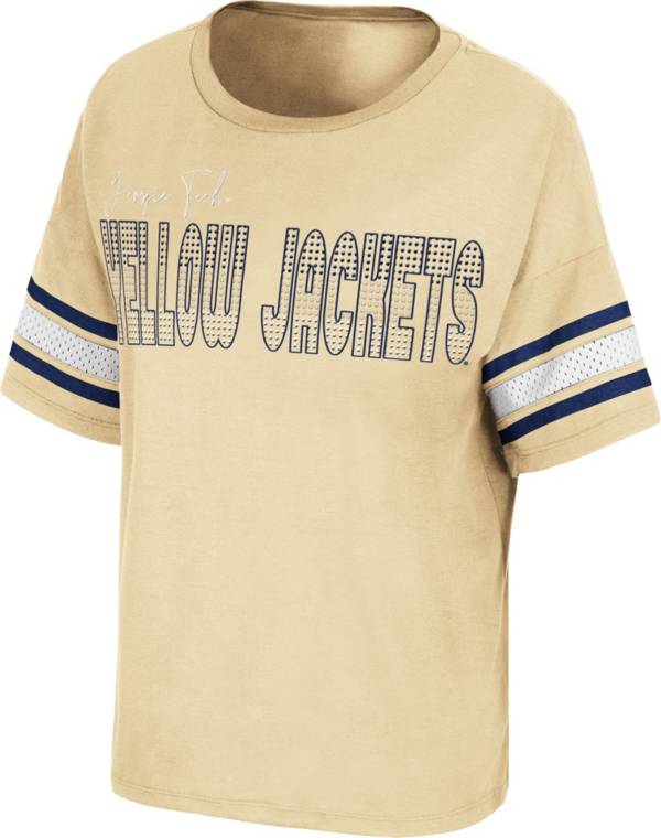 Colosseum Women's Georgia Tech Yellow Jackets Gold Janis T-Shirt product image