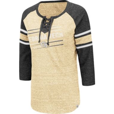 sorry, Colosseum Women's Georgia Tech Yellow Jackets Gold Pasadena ¾ Sleeve T-Shirt is currently out of stock