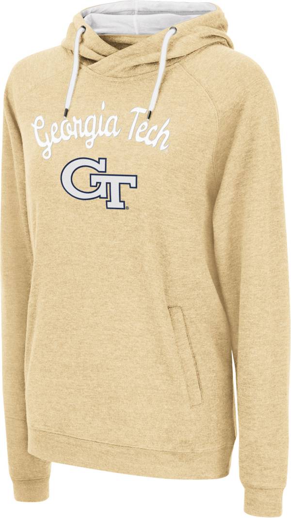 Colosseum Women's Georgia Tech Yellow Jackets Gold Pullover Hoodie