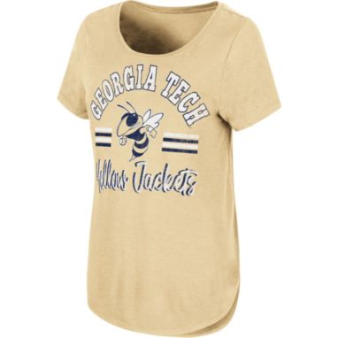 sorry, Colosseum Women's Georgia Tech Yellow Jackets Gold Shaka Scoop-Neck T-Shirt is currently out of stock
