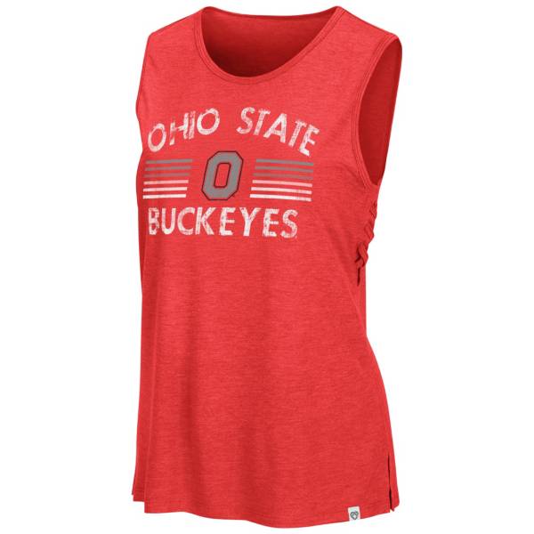 Colosseum Women's Ohio State Buckeyes Scarlet Coach Carr Tank Top