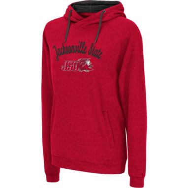sorry, Colosseum Women's Jacksonville State Gamecocks Red Pullover Hoodie is currently out of stock