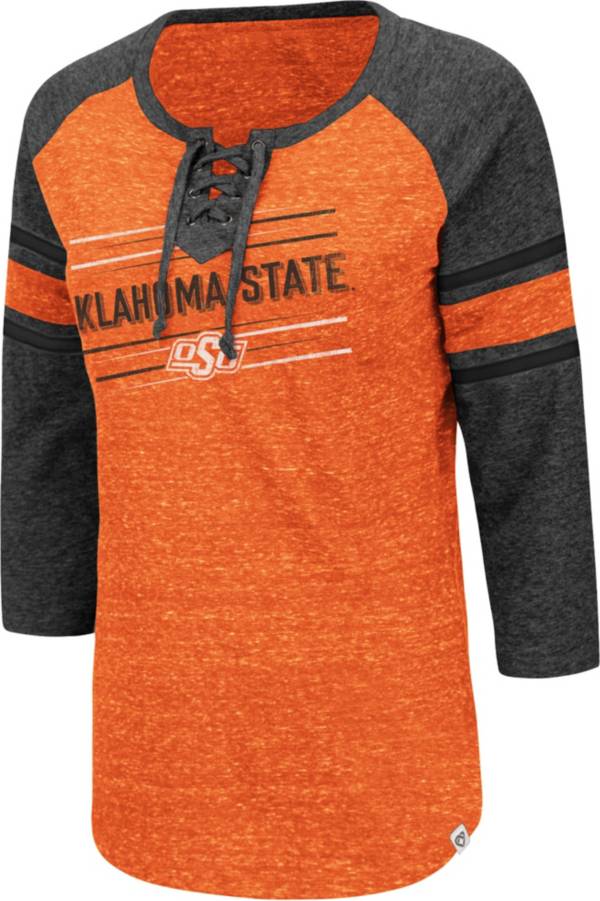 Colosseum Women's Oklahoma State Cowboys Orange Pasadena ¾ Sleeve T-Shirt product image