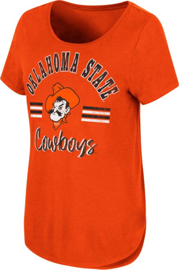 Colosseum Women's Oklahoma State Cowboys Orange Shaka Scoop-Neck T-Shirt product image