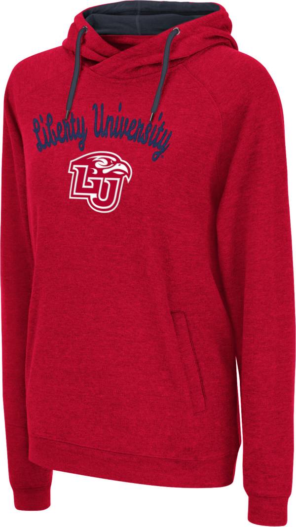 Colosseum Women's Liberty Flames Red Pullover Hoodie