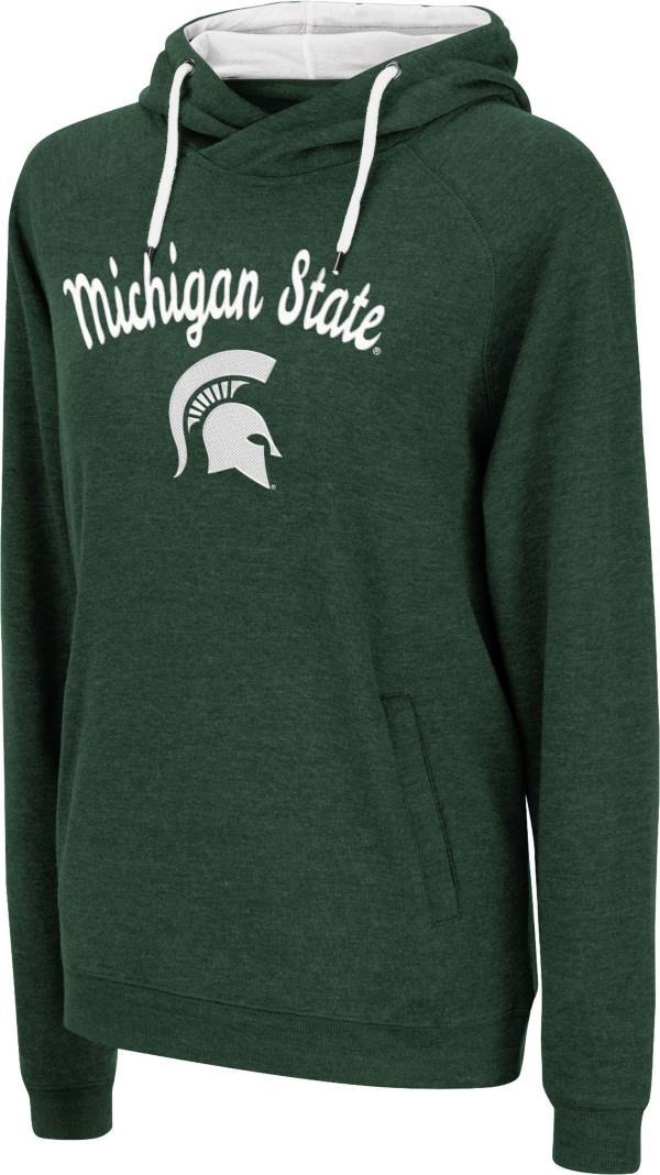 Colosseum Women's Michigan State Spartans Green Pullover Hoodie product image