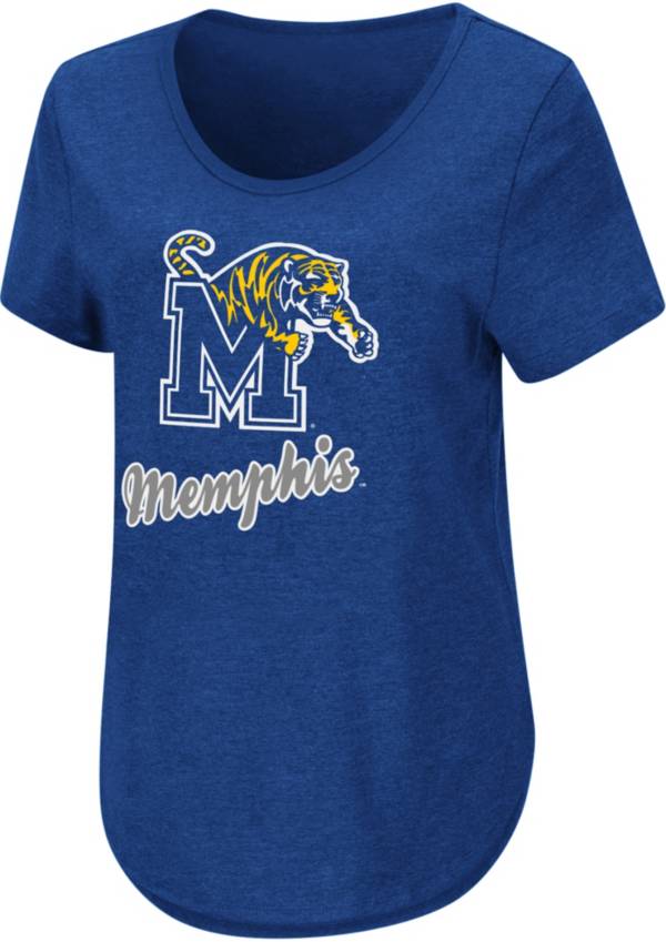 Colosseum Women's Memphis Tigers Blue T-Shirt