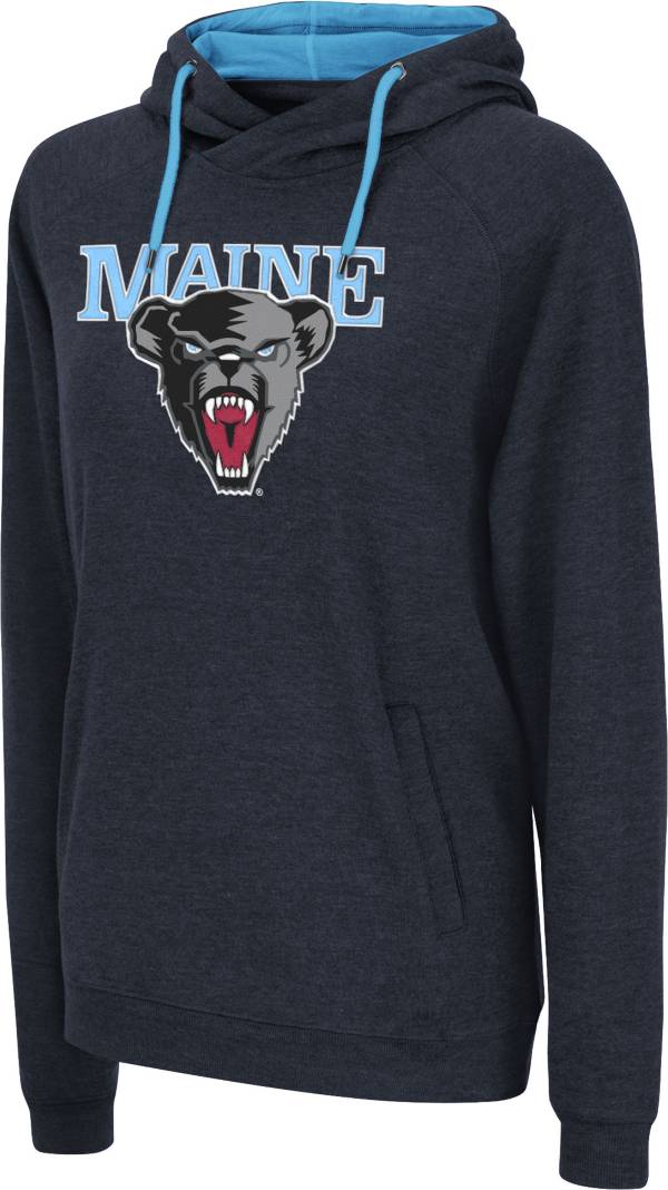 Colosseum Women's Maine Black Bears Blue Pullover Hoodie