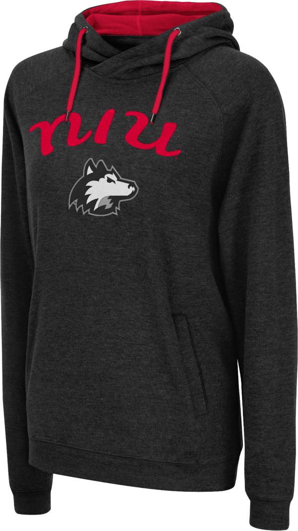 Colosseum Women's Northern Illinois Huskies Black Pullover Hoodie