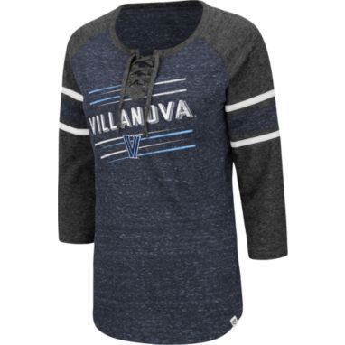 sorry, Colosseum Women's Villanova Wildcats Navy Pasadena ¾ Sleeve T-Shirt is currently out of stock