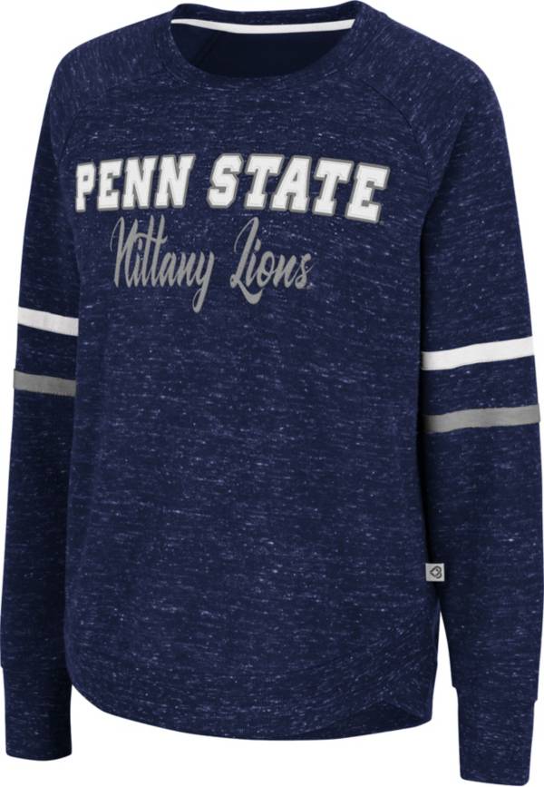 Colosseum Women's Penn State Nittany Lions Blue Beach Break Pullover Sweatshirt product image