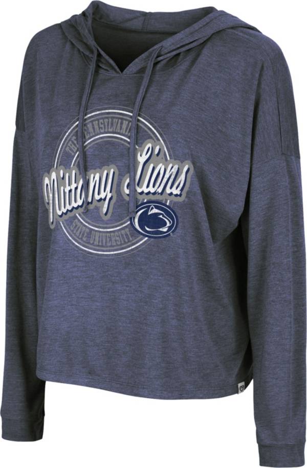 Colosseum Women's Penn State Nittany Lions Blue Cody Meet & Greet Hooded Long Sleeve T-Shirt product image