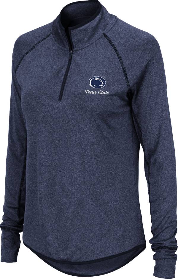Colosseum Women's Penn State Nittany Lions Blue Stingray Quarter-Zip Shirt product image