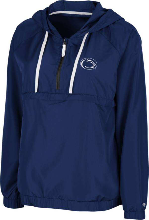 Colosseum Women's Penn State Nittany Lions Blue Doodling Packable Quarter-Zip Anorak product image