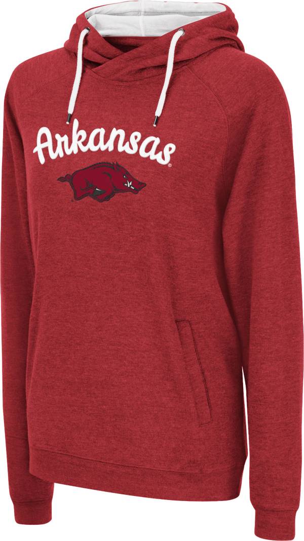 Colosseum Women's Arkansas Razorbacks Cardinal Pullover Hoodie