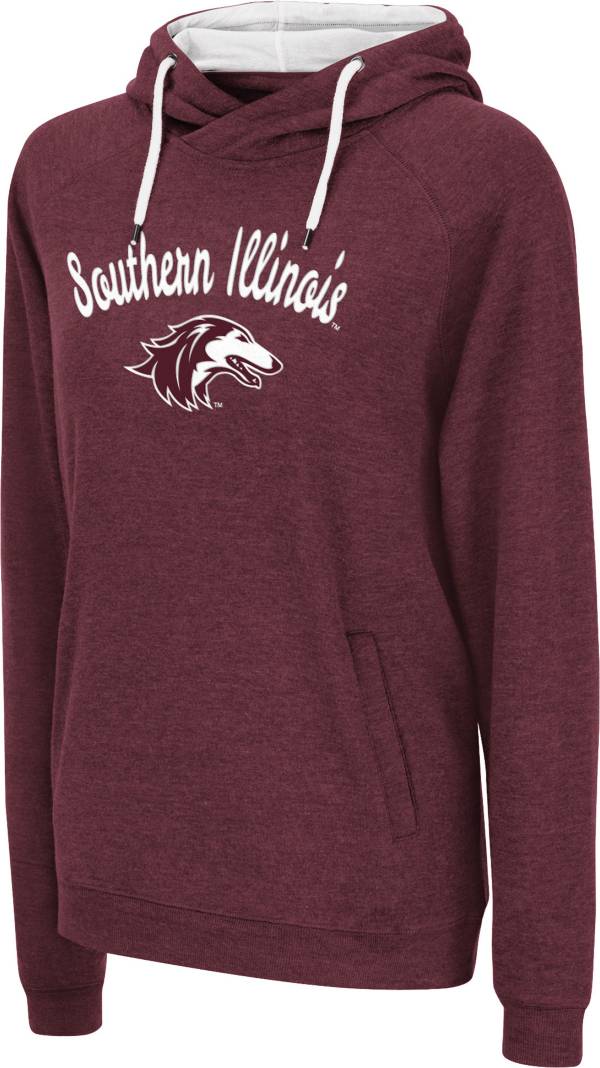 Colosseum Women's Southern Illinois Salukis Maroon Pullover Hoodie