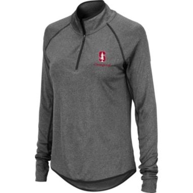 sorry, Colosseum Women's Stanford Cardinal Grey Stingray Quarter-Zip Shirt is currently out of stock