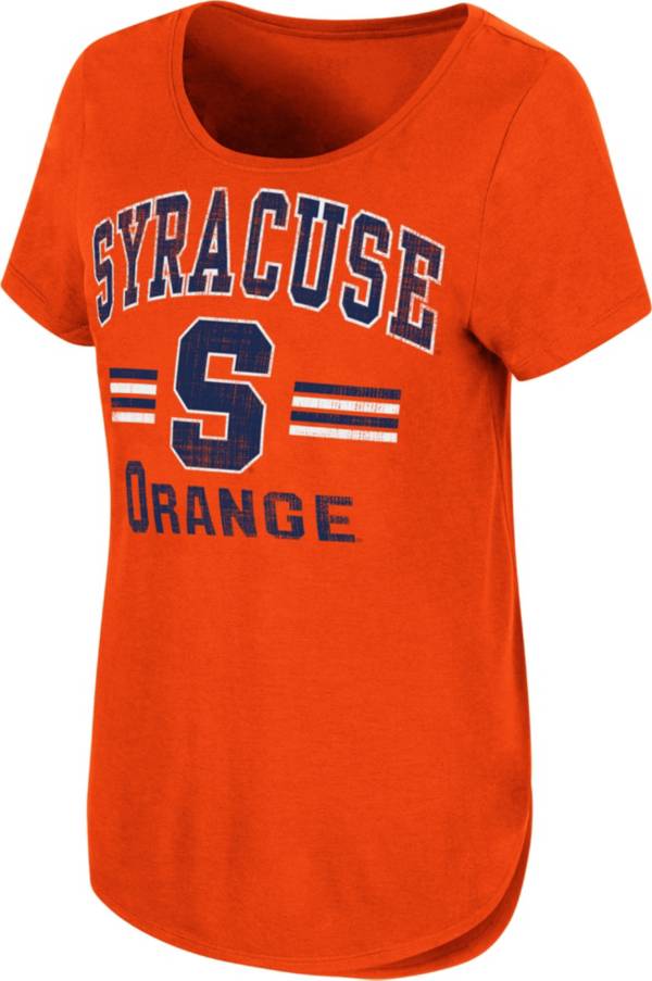 Colosseum Women's Syracuse Orange Orange Shaka Scoop-Neck T-Shirt