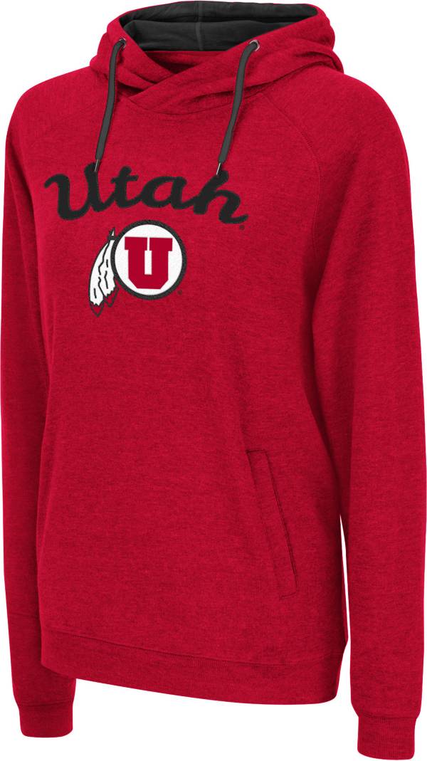 Colosseum Women's Utah Utes Crimson Pullover Hoodie