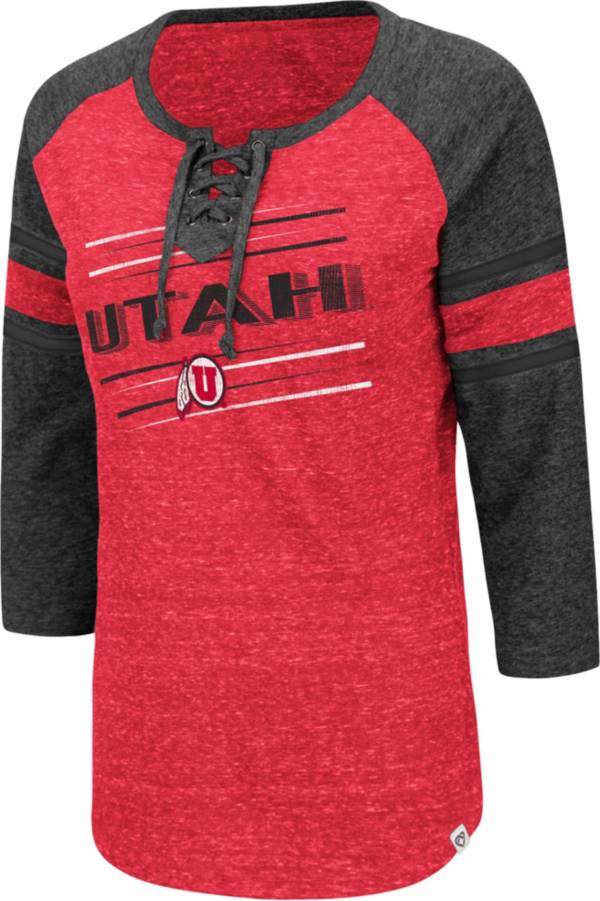 Colosseum Women's Utah Utes Crimson Pasadena ¾ Sleeve T-Shirt