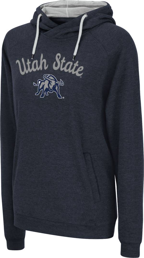 Colosseum Women's Utah State Aggies Blue Pullover Hoodie