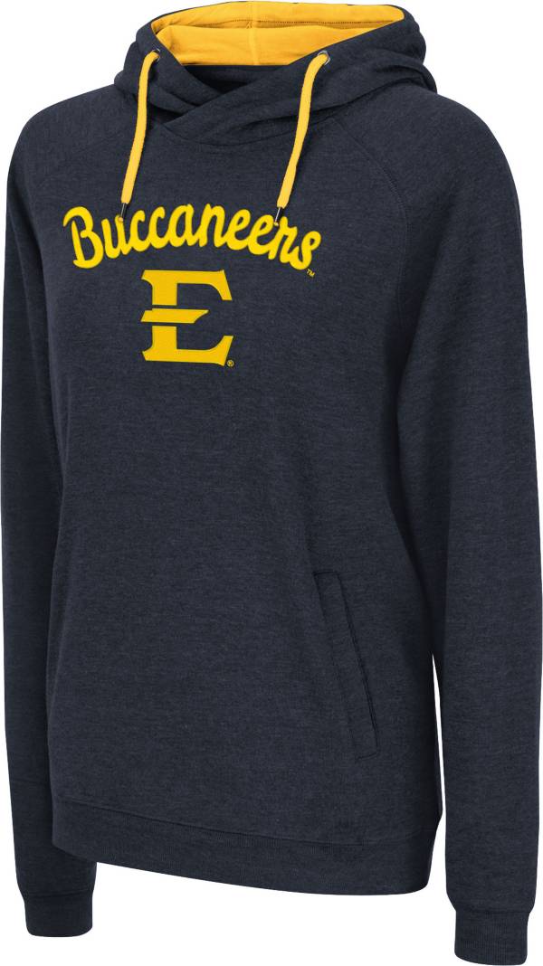 Colosseum Women's East Tennessee State Buccaneers Navy Pullover Hoodie