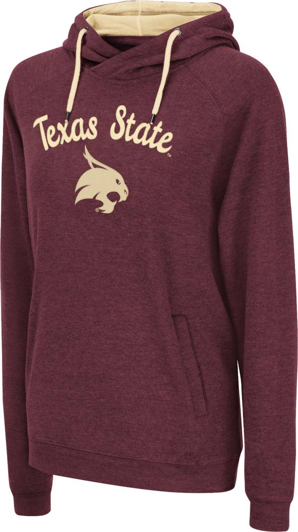 Colosseum Women's Texas State Bobcats Maroon Pullover Hoodie