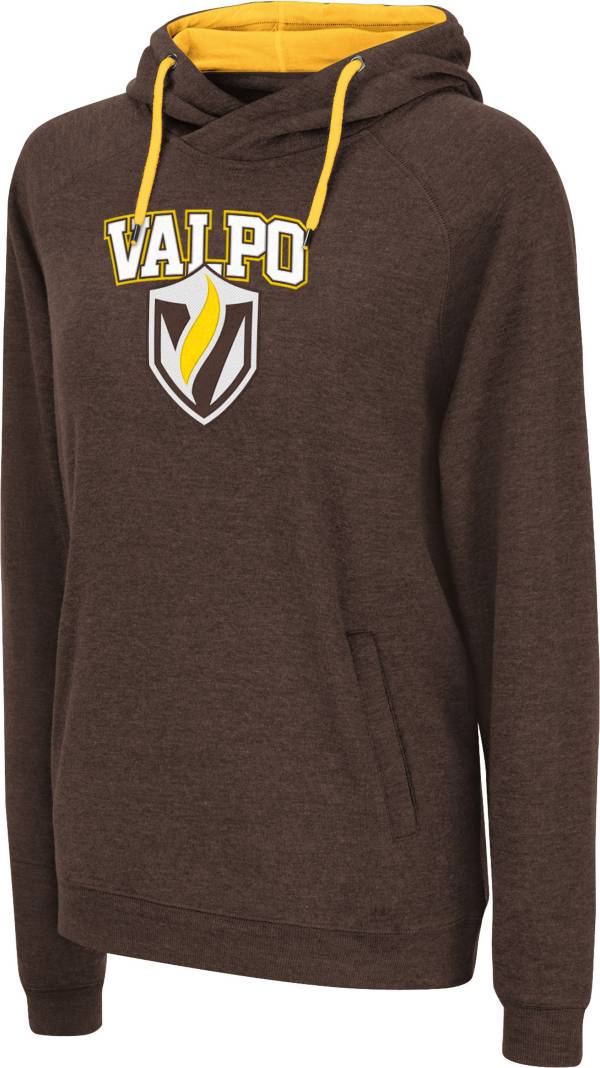 Colosseum Women's Valparaiso Crusaders Brown Pullover Hoodie product image