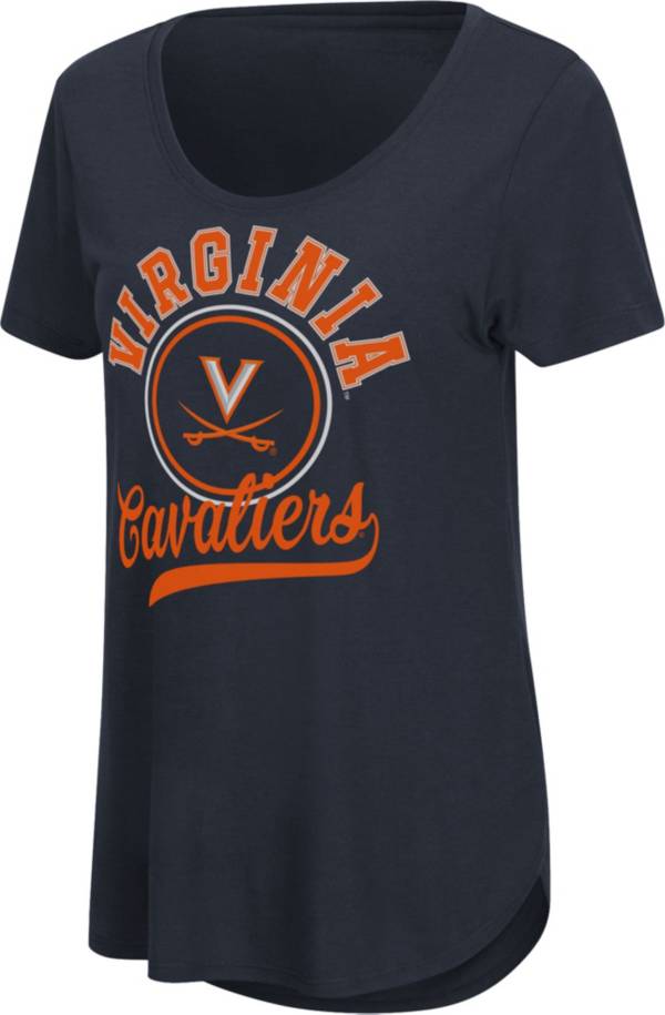 Colosseum Women's Virginia Cavaliers Blue Scoop-Neck T-Shirt product image