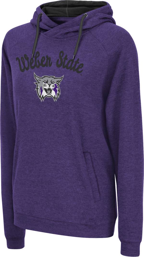 Colosseum Women's Weber State Wildcats Purple Pullover Hoodie