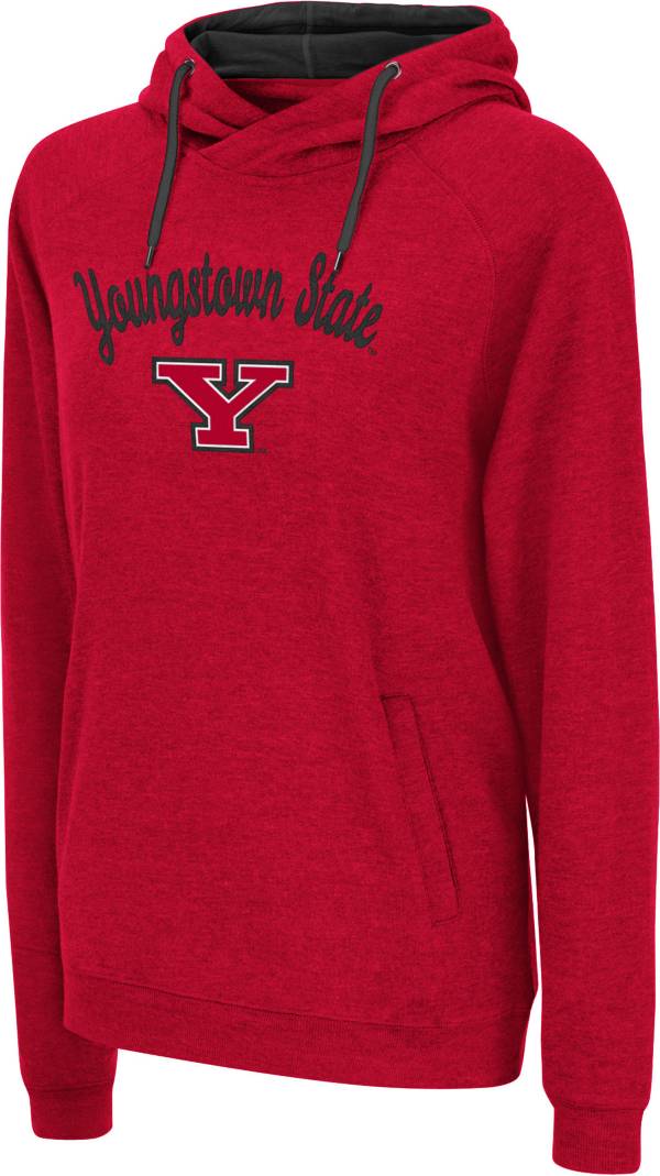 Colosseum Women's Youngstown State Penguins Red Pullover Hoodie