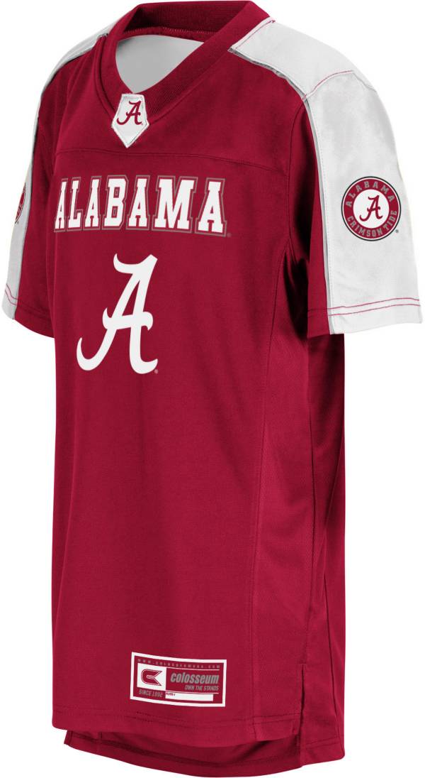 Colosseum Youth Alabama Crimson Tide Crimson Broller Football Jersey