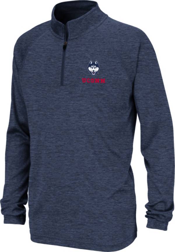 Colosseum Youth UConn Huskies Blue Quarter-Zip Pullover Shirt product image