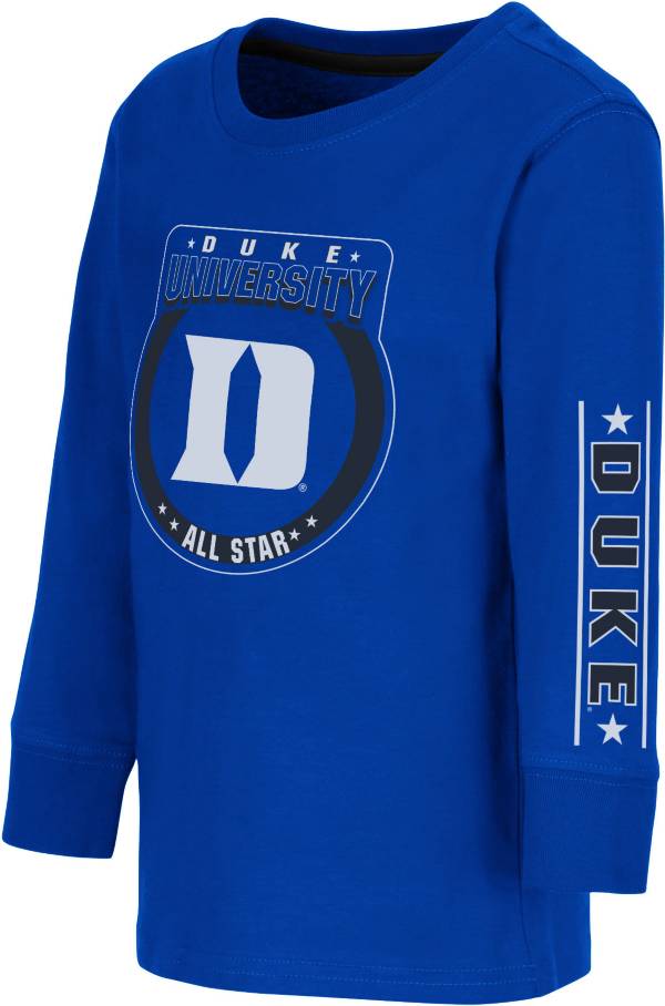 Colosseum Toddler Duke Blue Devils Duke Blue Long Sleeve T-Shirt