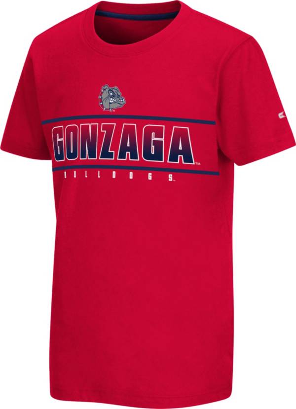 Colosseum Youth Gonzaga Bulldogs Red Snozzberry T-Shirt