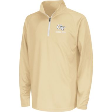 sorry, Colosseum Youth Georgia Tech Yellow Jackets Gold Quarter-Zip Pullover Shirt is currently out of stock