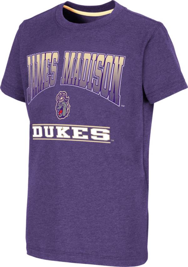 Colosseum Youth James Madison Dukes Purple Toffee T-Shirt