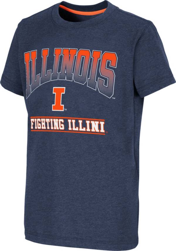 Colosseum Youth Illinois Fighting Illini Blue Toffee T-Shirt