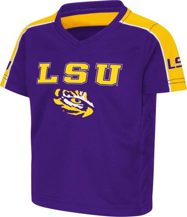 Colosseum Toddler LSU Tigers Purple Broller Football Jersey