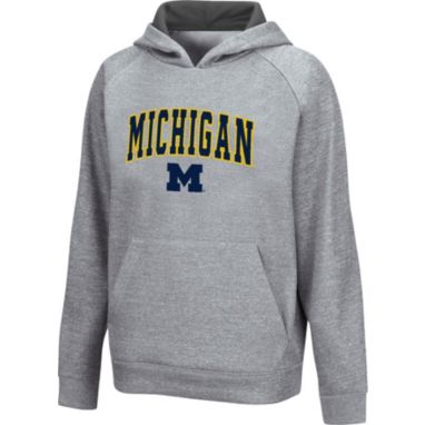 sorry, Colosseum Youth Michigan Wolverines Grey Pullover Hoodie is currently out of stock
